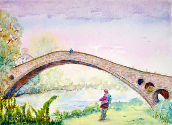 The Old Bridge Pontypridd (600 x 437; 30.5kB )